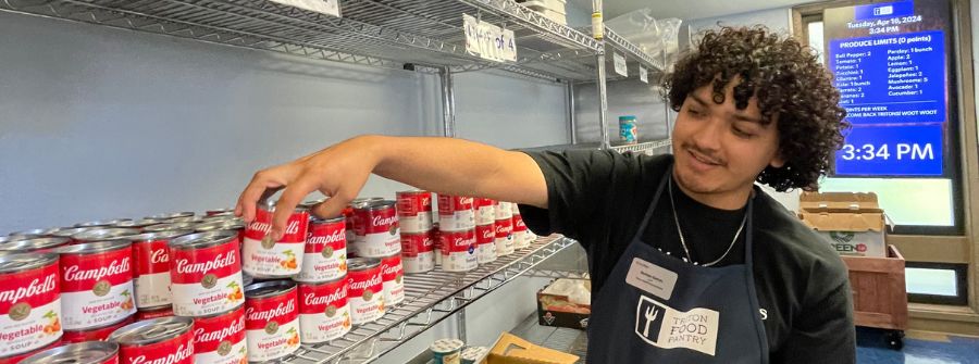 2 of 6, Triton Food Pantry staff at the pantry 